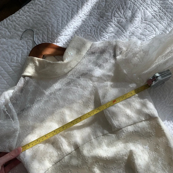 1960s handmade vogue pattern and wedding dress - Picture 12 of 15